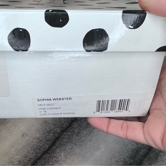 Sophia Webster Jute Flower Sandals - Picture 6 of 7